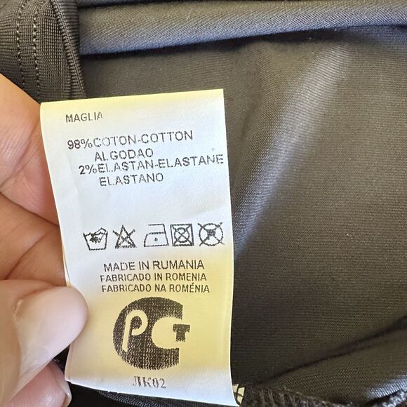 Pianurastudio Women's Black Chiffon Puff Sleeves V-Neck Blouse Top Sz 12/48 - Picture 9 of 12